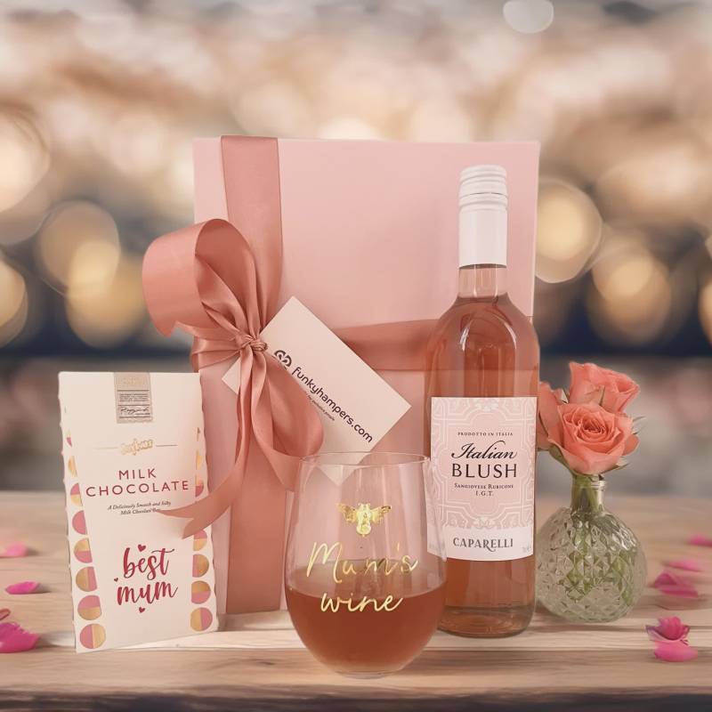 Mum's Rose Wine & Chocolates Hamper