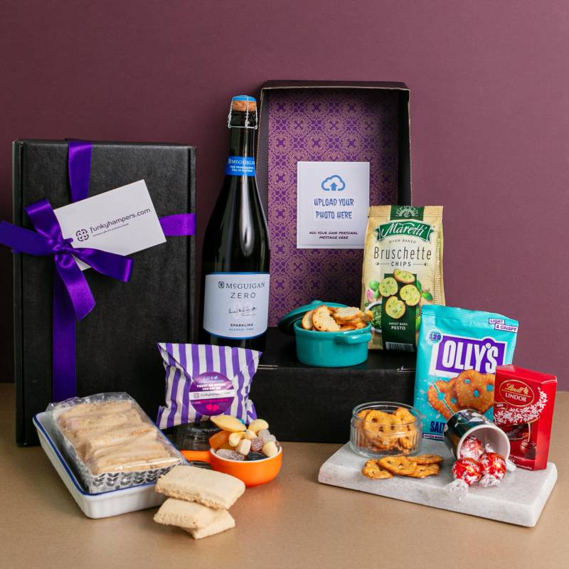 Alcohol Free Prosecco And Snacks PicBox Hamper