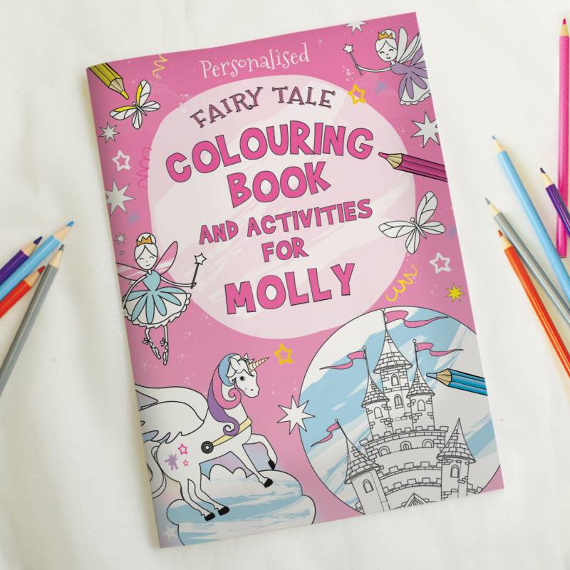 Personalised Princess Colouring Book