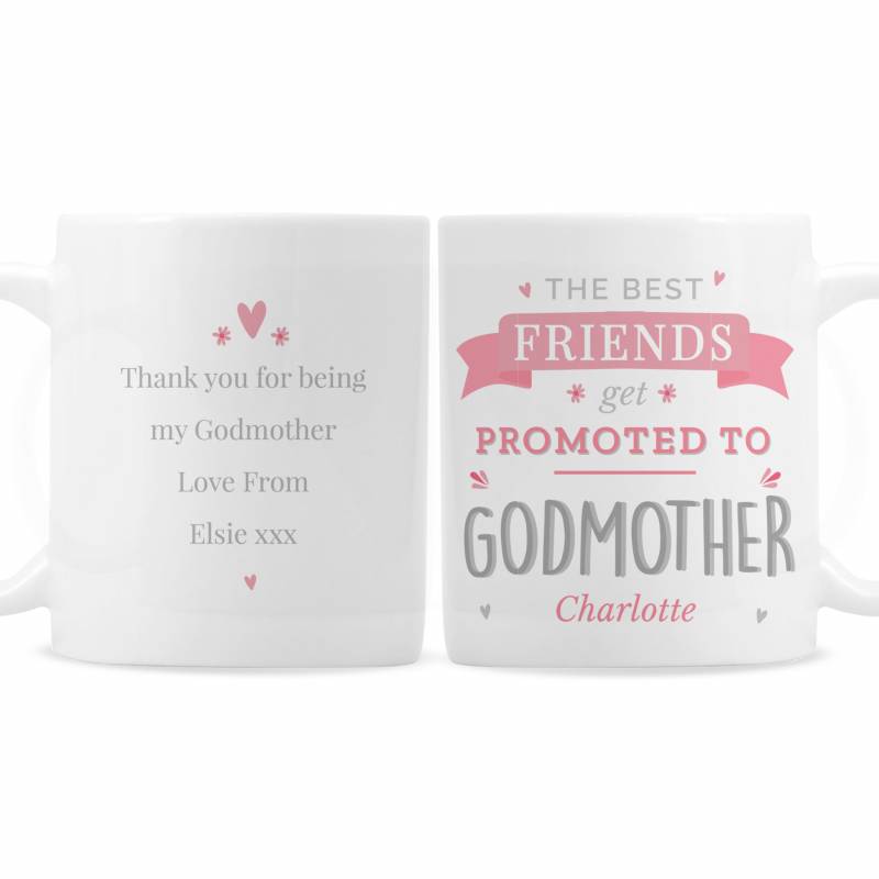 Personalised Pink Promoted To Mug