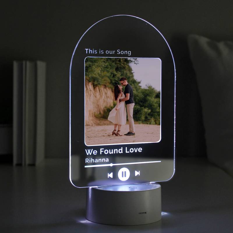 Personalised Any Song LED Colour Changing Light