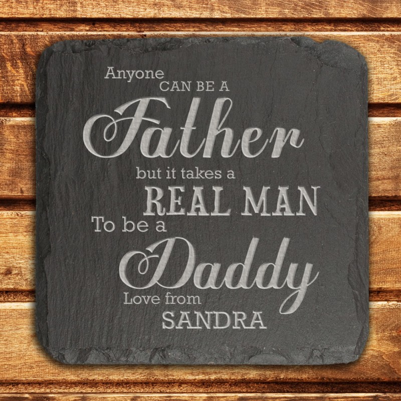 Personalised Daddy Slate Keepsake